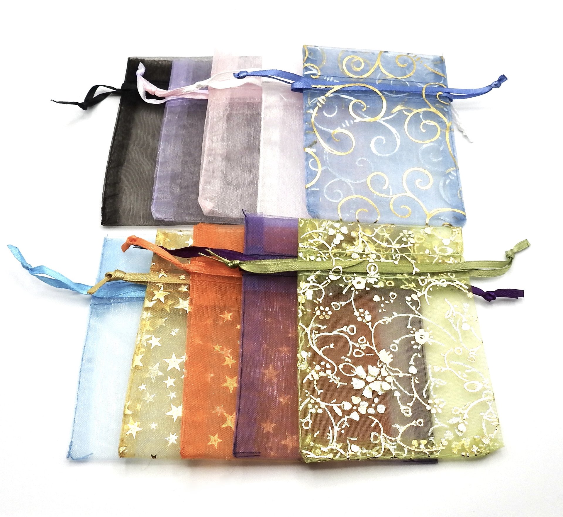 Mini organza drawstring bags best sale