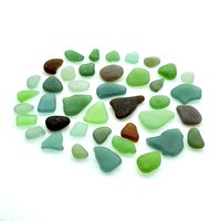 Genuine Sea Glass 40 Pieces for Jewelry Making Popular Natural Craft Supply