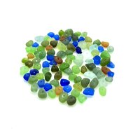 real sea glass beads