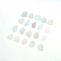 real sea glass pendants and charms