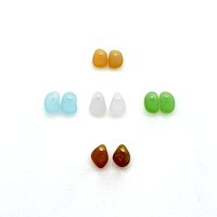 brightly coloured sea glass