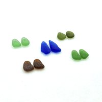 Matching Sea Glass Earring Pairs Jewelry Gift Making Supplies