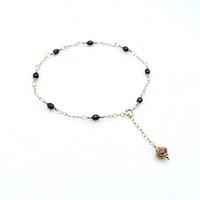 iridescent black freshwater pearl jewelry