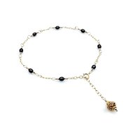 freshwater pearl ankle bracelet
