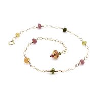 tourmaline gemstone anklet for women