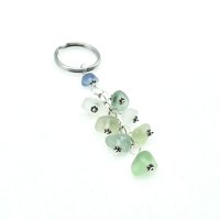 soft pastel color dangly keyring