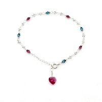 adjustable silver beaded chain