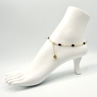 vermeil gold Bali bead dangle