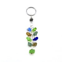 sea glass keychain