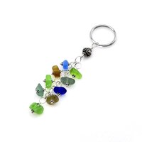 cluster style multi color dangles