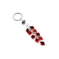 crystal keyring handmade