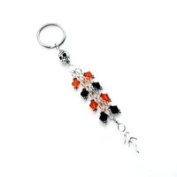 skull dangle keyring