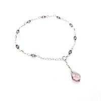 crystal beaded anklet for women