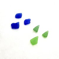 sea glass earring and necklace charms