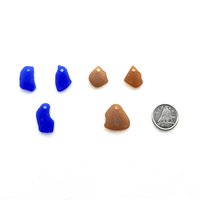 top drilled beach glass