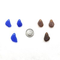 beach glass pendants and charms