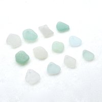 genuine sea glass charms for jewelry making