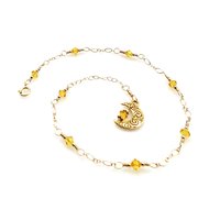 yellow crystal jewelry
