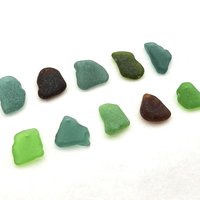 Nature Pendants for Jewelry Making Top Drilled Authentic Sea Glass Unique Unusual Craft Beads 