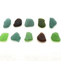 Nature Pendants for Jewelry Making Top Drilled Authentic Sea Glass Unique Unusual Craft Beads 