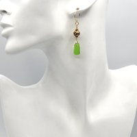pierced gold dangle