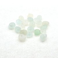 Light Pastel Center Drilled Sea Glass Beads from Nature Tiny Beach Jewelry Making Nautical Craft Supply 