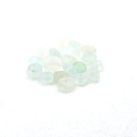 Light Pastel Center Drilled Sea Glass Beads from Nature Tiny Beach Jewelry Making Nautical Craft Supply 