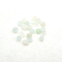 Light Pastel Center Drilled Sea Glass Beads from Nature Tiny Beach Jewelry Making Nautical Craft Supply 