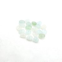 Real Sea Glass Beads Canada Light Pastel Color Center Drilled Tiny Nuggets for Jewelry Making