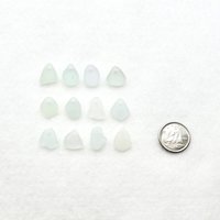 Tiny Pastel Beads for Jewelry Making Top Drilled Real Sea Glass Mermaid Tears Unusual Charms for Crafts