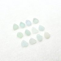 Tiny Pastel Beads for Jewelry Making Top Drilled Real Sea Glass Mermaid Tears Unusual Charms for Crafts