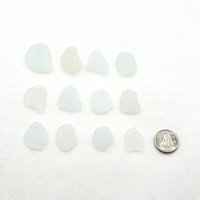 Beach Glass Pendants and Charms Top Drilled Sea Glass Beads for Jewelry Making