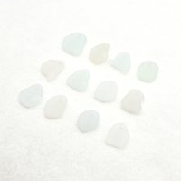 Beach Glass Pendants and Charms Top Drilled Sea Glass Beads for Jewelry Making