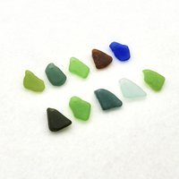 Charms for Jewelry Making Canada, Drilled Seaglass Drop Beads for Bracelets or Necklaces, Beach Pendant Craft Supply
