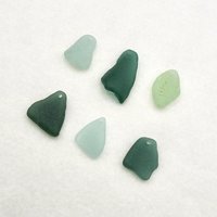 Large Sea Glass Pendants for Keychains, Jewelry Making Supplies, Top Drilled Beach Glass for Wind Chimes, Sun Catchers