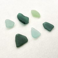 Large Sea Glass Pendants for Keychains, Jewelry Making Supplies, Top Drilled Beach Glass for Wind Chimes, Sun Catchers