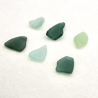 Large Sea Glass Pendants for Keychains, Jewelry Making Supplies, Top Drilled Beach Glass for Wind Chimes, Sun Catchers