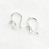925 Sterling Silver Earring Findings Canada, Slim Ear Wire Hooks for Jewelry Making (Sold by the Pair)