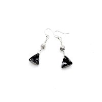 pierced silver dangles 