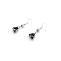 glitter bead triangle jewelry 