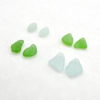 sea glass charms for earring making