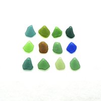genuine sea glass charms for jewelry making