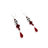 dark blood red crystal jewelry
