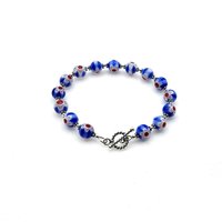 dark light blue white red