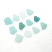 Sea Glass Pendants for Sale Light Pastel Color Beach Beads for Jewelry Making, Sun Catcher Crafts