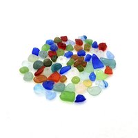 Rough Tiny Real Sea Glass Beads Charms Some Rare Colors for Jewelry Making Crafts Red Cobalt Blue