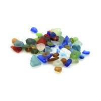 Rough Tiny Real Sea Glass Beads Charms Some Rare Colors for Jewelry Making Crafts Red Cobalt Blue