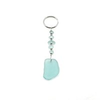 real beach glass dangle