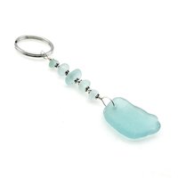 sea glass key chain for women