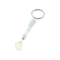 pretty beach keyring for women